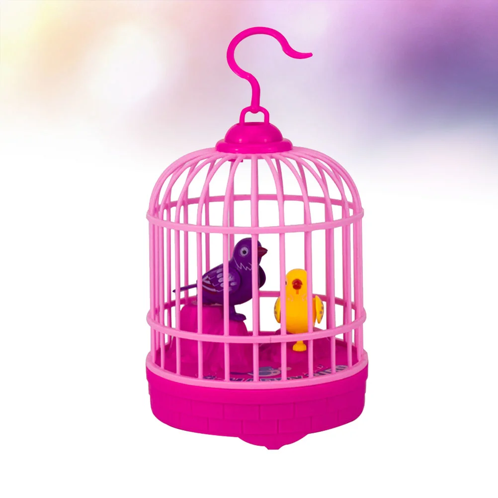 

Cage Birdparrot Voice Kids Birds Sensor S Electric Simulation Imitation Control Pets Singing Chirping Fluttering Live