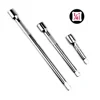 1Pc 50/100/150mm Long Extension Bar 1/4 Drive Ratchet Socket Extender Hand Tools Used With 1/4"(6.35mm)sleeve Rustproof 5