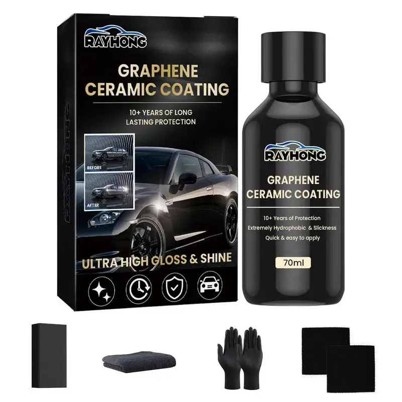 Graphene Ceramic Coating 30ML Automotive Protective Graphene Coating Agent  Automotive Coating For Vehicles Maintaining Easy To - AliExpress