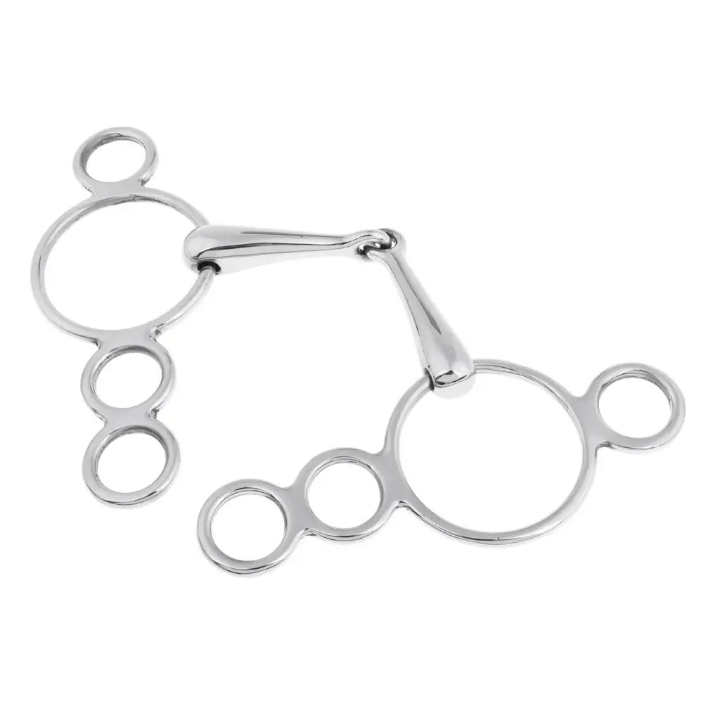 Stainless Steel Gag Bit Horse Tack 135mm/5.3