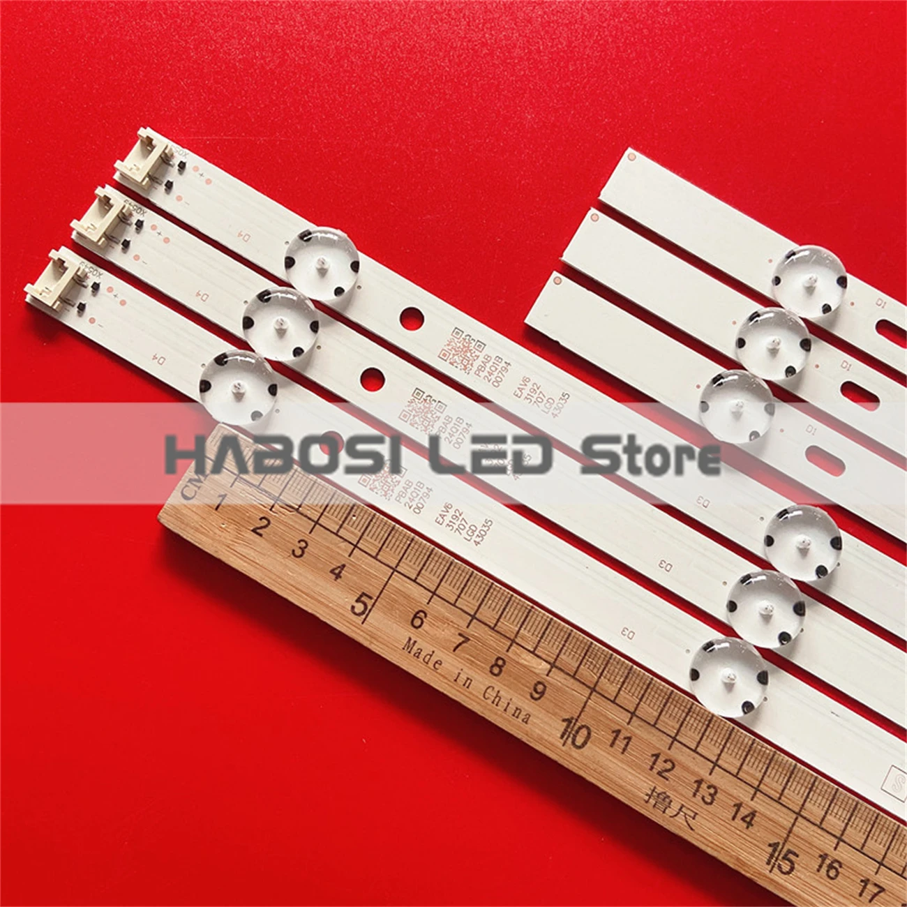 6pcs LED 43LF5100 UA 43LH590V TD 43LF5100 SA 43LF5100 TA 43LF5100 UF 43LH590V ZD 43LH570V ZD 43LH510V ZE 43LH570A UE 43LH570T DJ 4