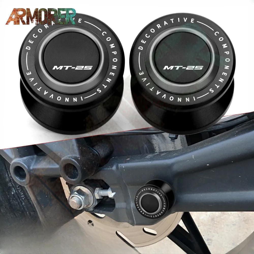

Мотоциклетные аксессуары для YAMAHA MT-25 MT25 MT 25 6 мм катушки Swingarm винты-слайдеры 2015 - 20232020 2021 2022