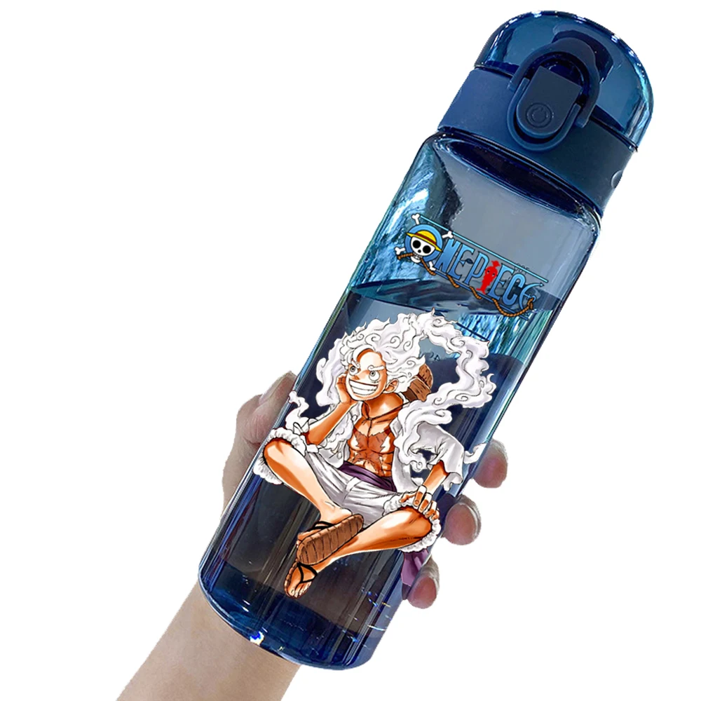 thumbnail image 1 of One Piece Nika Monkey D Luffy Roronoa Zoro Sanji Chopper Law Charlotte Linlin Yamato Vaso de agua de plástico Figura de anime Hervidor de agua 780 ml, 1 of 5