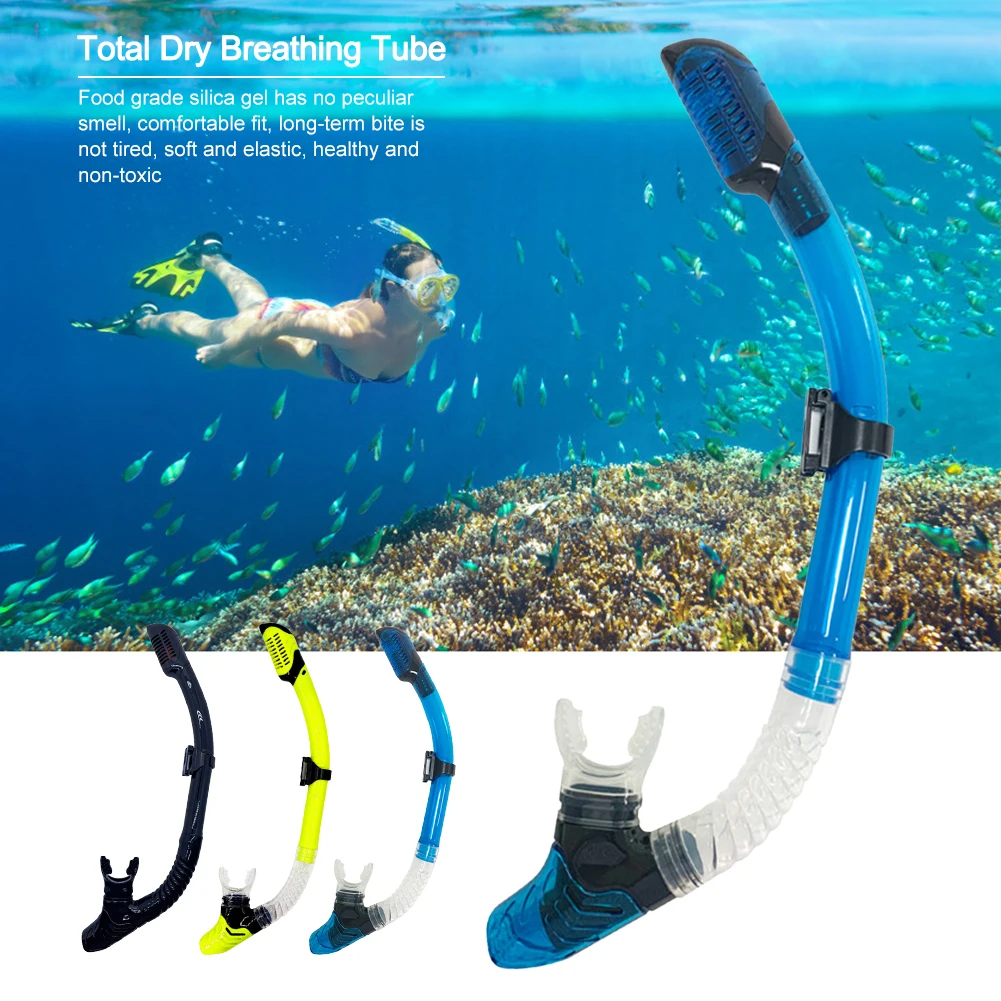 Diving Snorkel Full Dry Underwater Breathing Tube Hose Gear Swimming