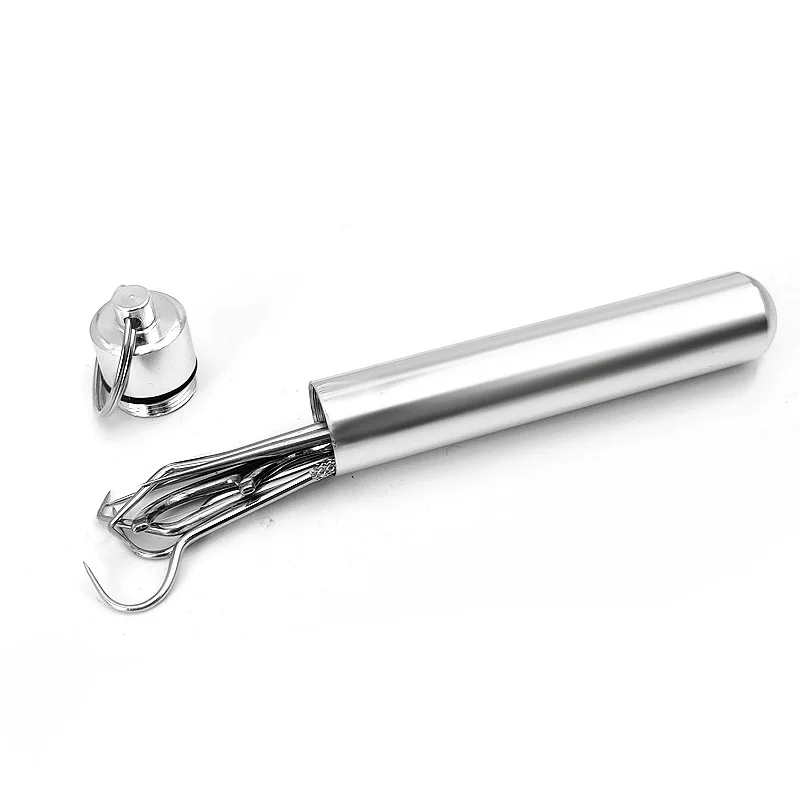 Stainless Steel Toothpick Set Tooth Flossing Reusable Toothpicks Portable Toothpick Floss Teeth Cleaner Oral Cleaning 5