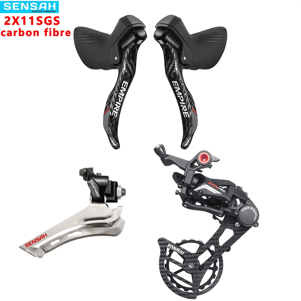 SENSAH EMPIRE PRO 6 Kit 2X11 Speed 22S Road Groupset R/L Shifter + SDS