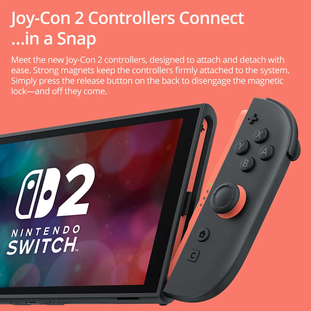 Nintendo Switch 2 Game Console 7.9-inch LCD NS2 Handheld