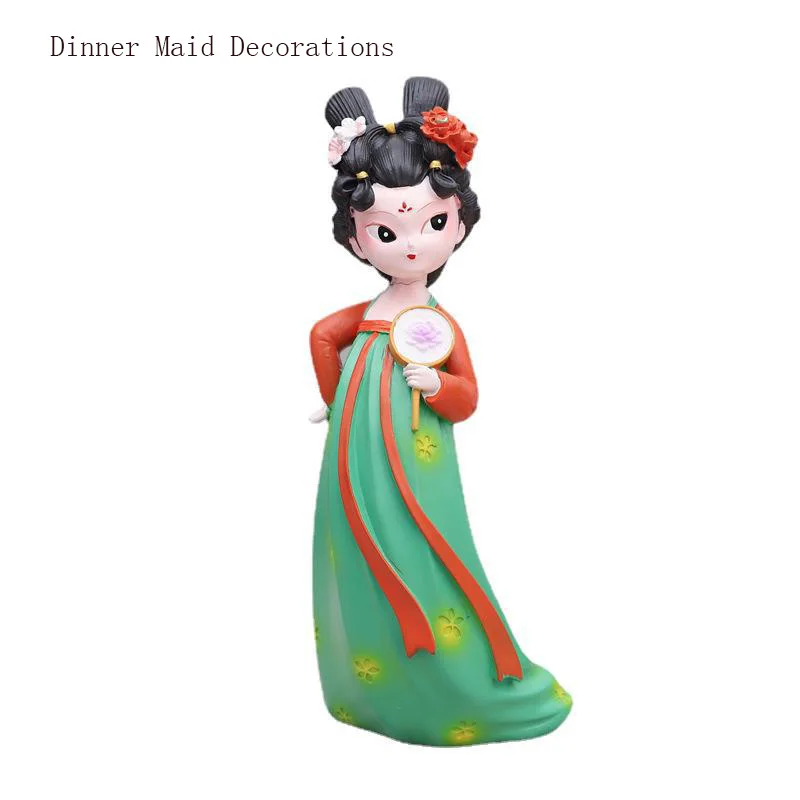 

Gufeng Tang Palace Night Banquet Maid Decoration Dolls Girls' Study Living Room Desktop Decoration Crafts Gifts to Girlfriend