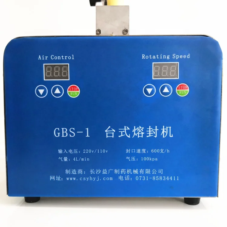 

Semi-automatic Rotary Lab Ampoule Bottle Sealing Machine GBS-1