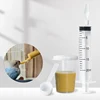 Bird Parrot Feeder Spoon with Manual Syringe Baby Bird Water Milk Medicine Feeding Syringe 20ml 3