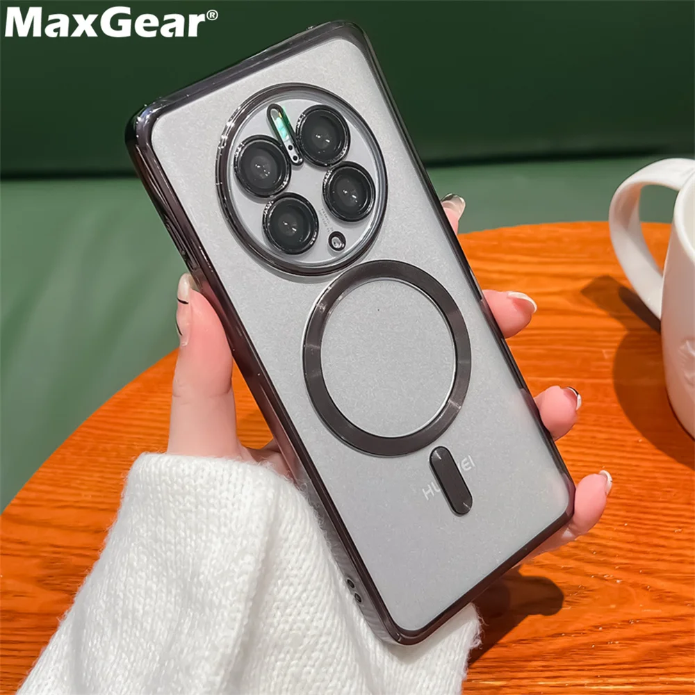 Magnetic Wireless Charging Phone Case For Huawei P Series_voghion.com