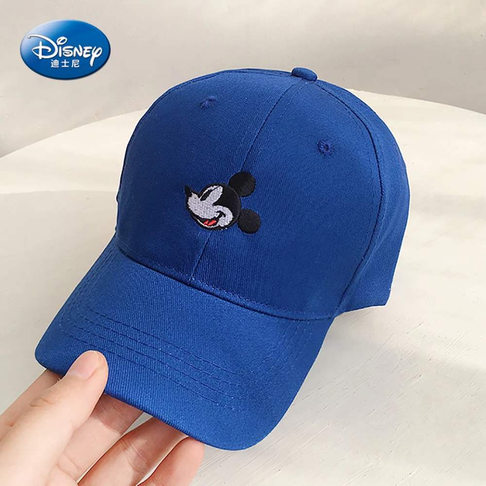 Disney Kids Embroidered Mickey Mouse Baseball Caps For Boys Girls Lovely Cartoon Hats Kids High Quality Fashion Cap Four Seasons