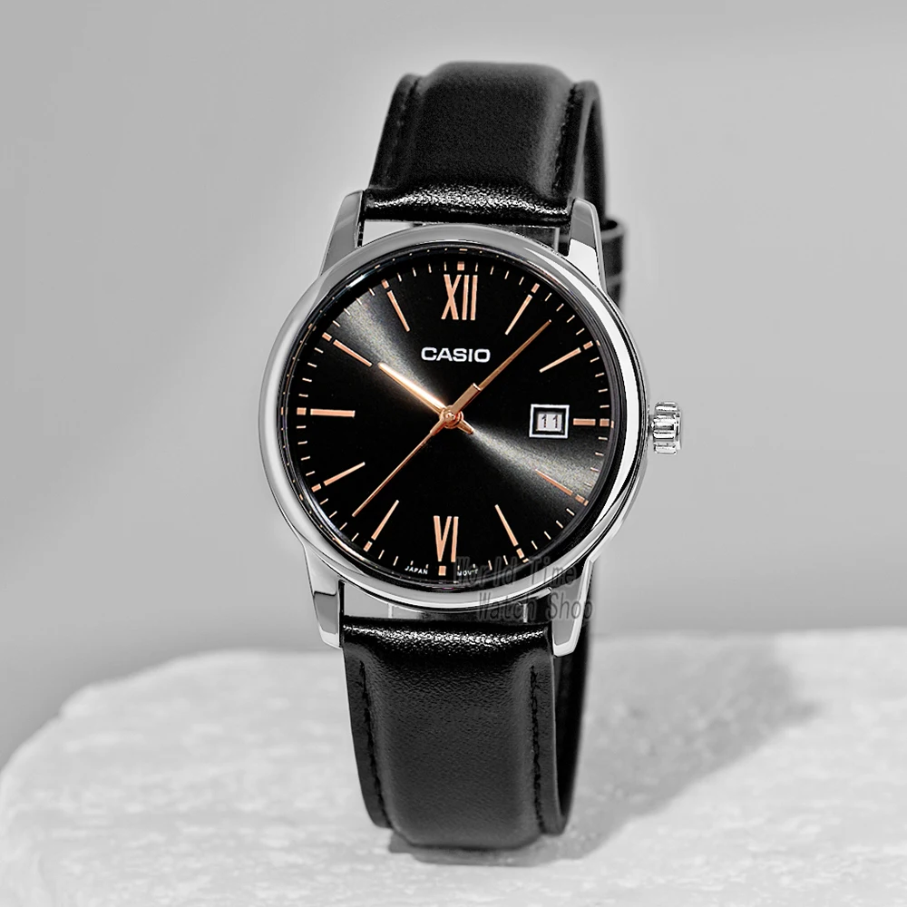 Acquista Orologio da uomo Casio quadrante nero in acciaio inossidabile analogico al quarzo MTP-V002L-1B3 MTPV002L-1 in Italia a partire da 19