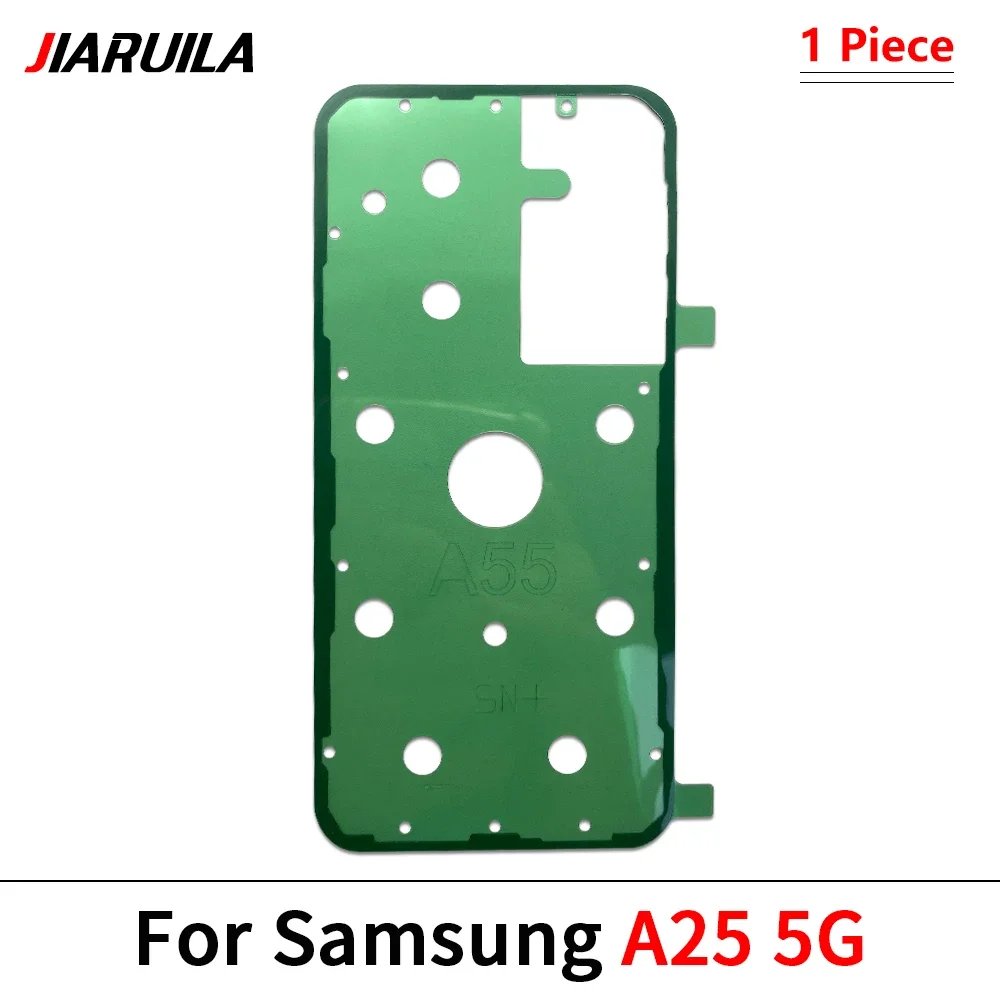 새로운 후면 커버 방수 접착 스티커 접착제 삼성 A05 A05S A15 4G A21 A25 A33 A34 A35 A42 A53 A54 A55 A73 5G용