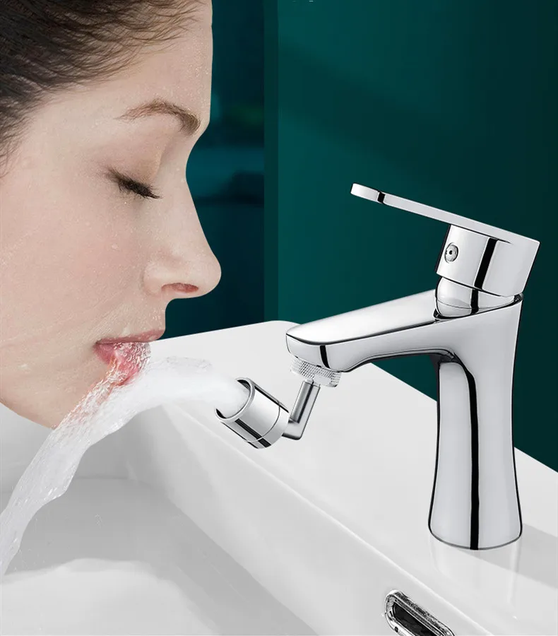 

720 Degree Swivel Tap Aerator Adjustable Dual Mode Sprayer Filter Diffuser Water Saving Nozzle Kitchen Faucet Extender Adapter