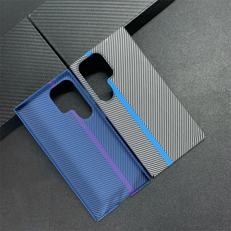 Luxury Ultra Thin Carbon Fiber Pattern Armor Case - Slim, Hard, Shockproof Phone Protection