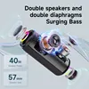 ZEALOT-S49PRO Portable Bluetooth Speaker 20W IPX6 Waterproof Powerful Sound Box Bass Boost Dual Pairing True Wireless Speaker 5