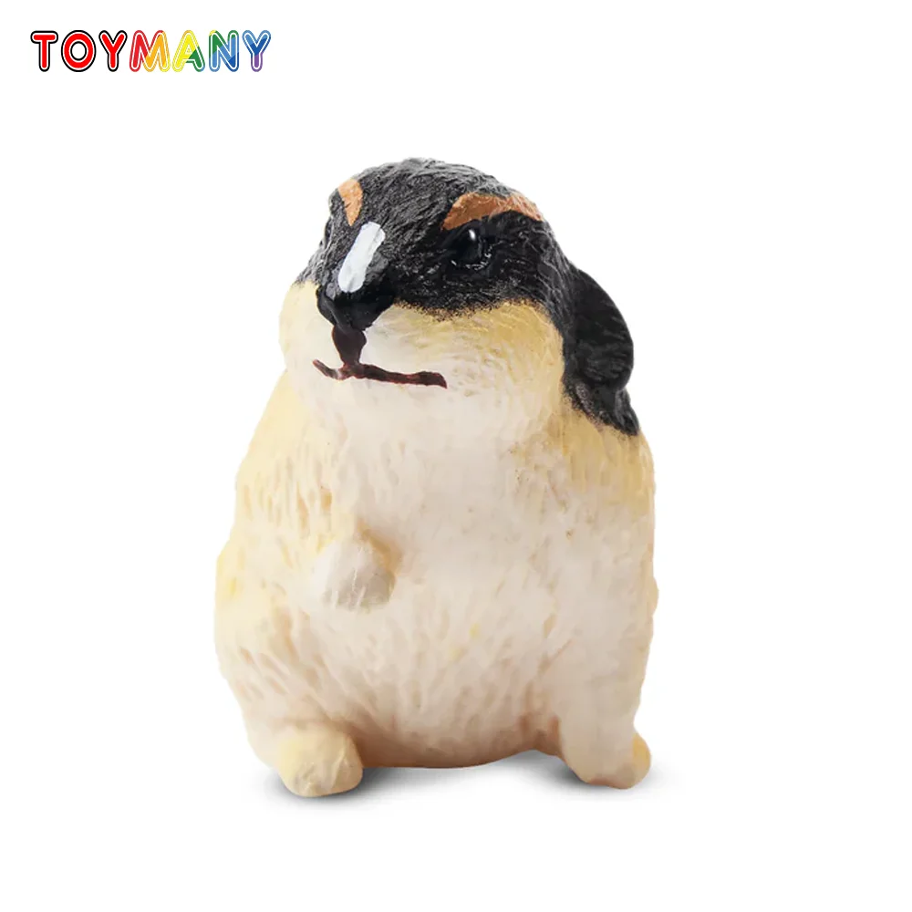 Toymany Simulation Lemming Polar Animal Model Toy Mini Figures Dolls Action Figurines Toys Children Gift Cake Decoration