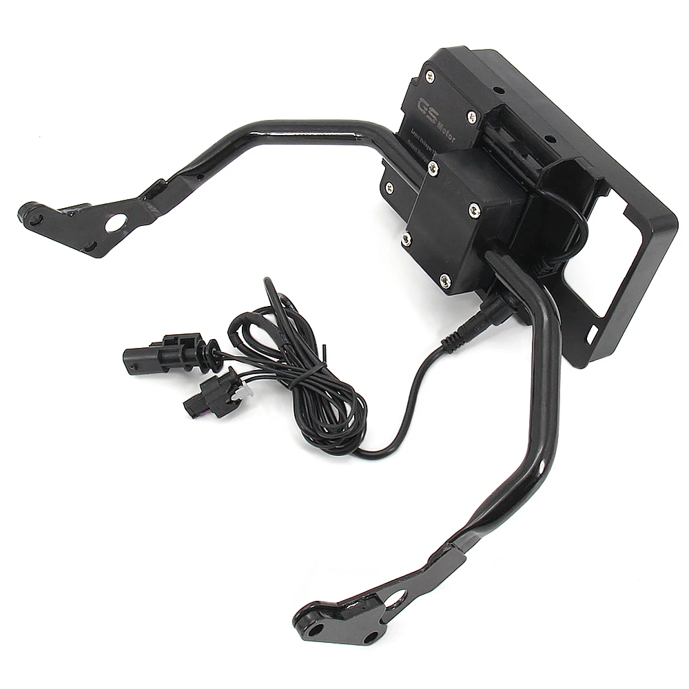 USB Mobile Phone Motorcycle Navigation Bracket USB Charging Support For R1200GS F800GS ADV F700GS R1250GS CRF 1000L F850GS F750G