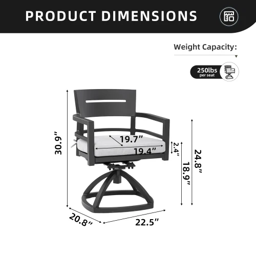 Patio Swivel Rocker Chairs 1