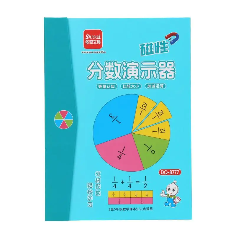 

Magnetic Fraction Educational Puzzle Magnetic Score Disk Demonstrator Classroom Math Manipulatives Elementary School Set