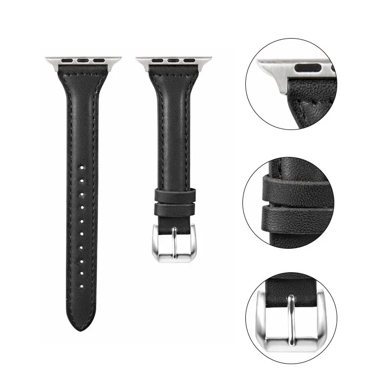 Premium Slim Leather Strap