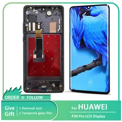 Ensemble écran tactile LCD avec châssis, 6.47 pouces, pour Huawei P30 Pro, Original