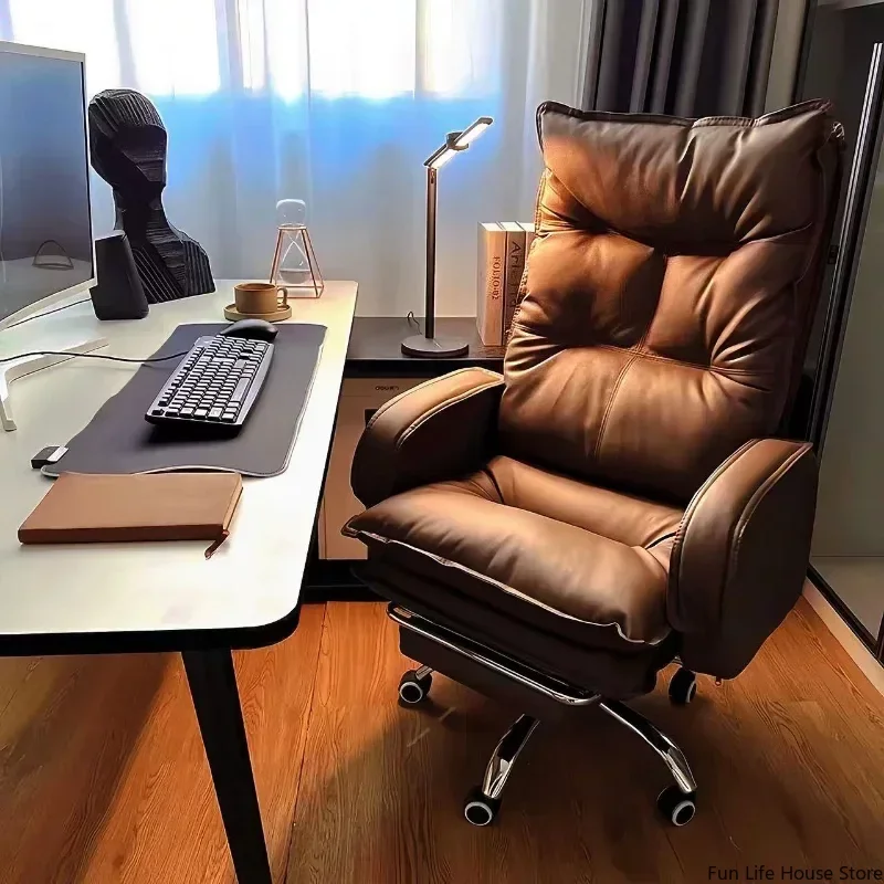 Modern Business Boss Office Chair Computer Chair Bedroom Living Room Office Sedentary Comfortable Leisure Household Products