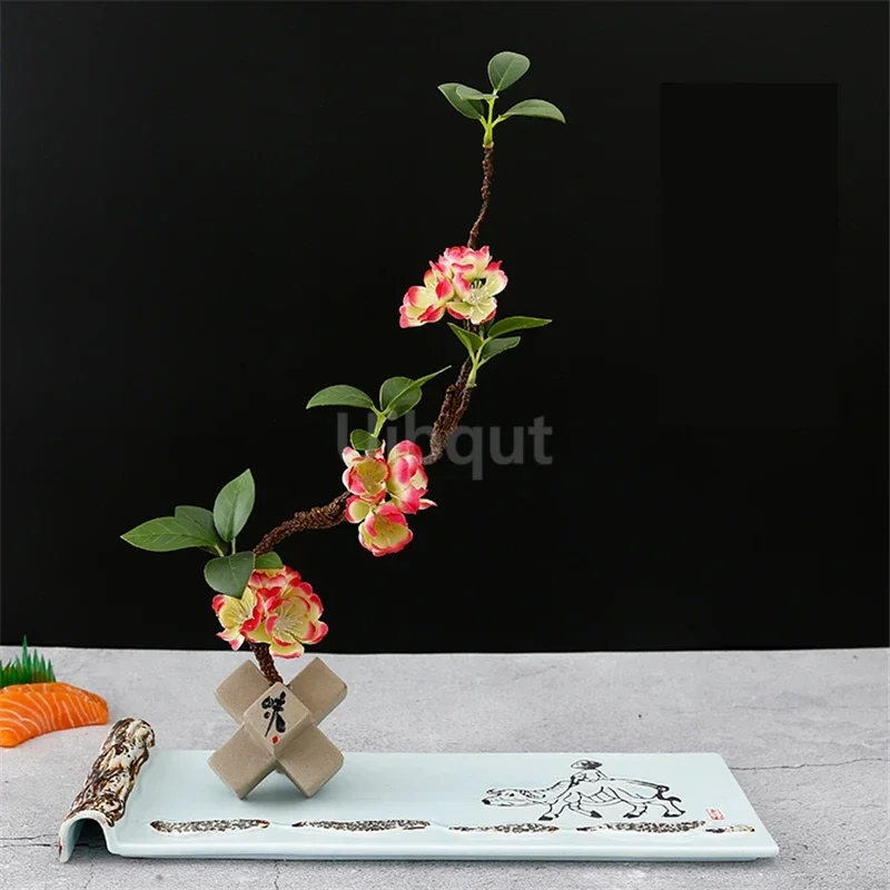 Decoration flower sashimi plum flower plate decoration Japanese