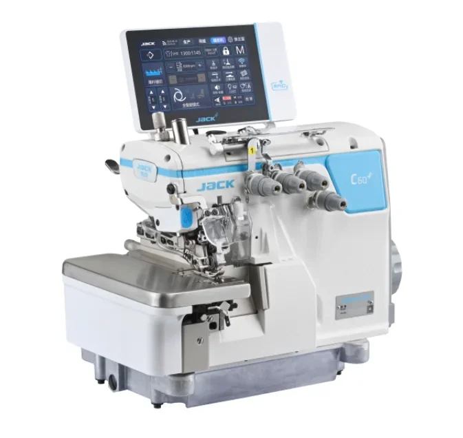 New Jack Overlock Sewing Machine C60+ Intelligent Overlock Sewing Machine C10+ Control Panel 5 Thread 4 Thread Price