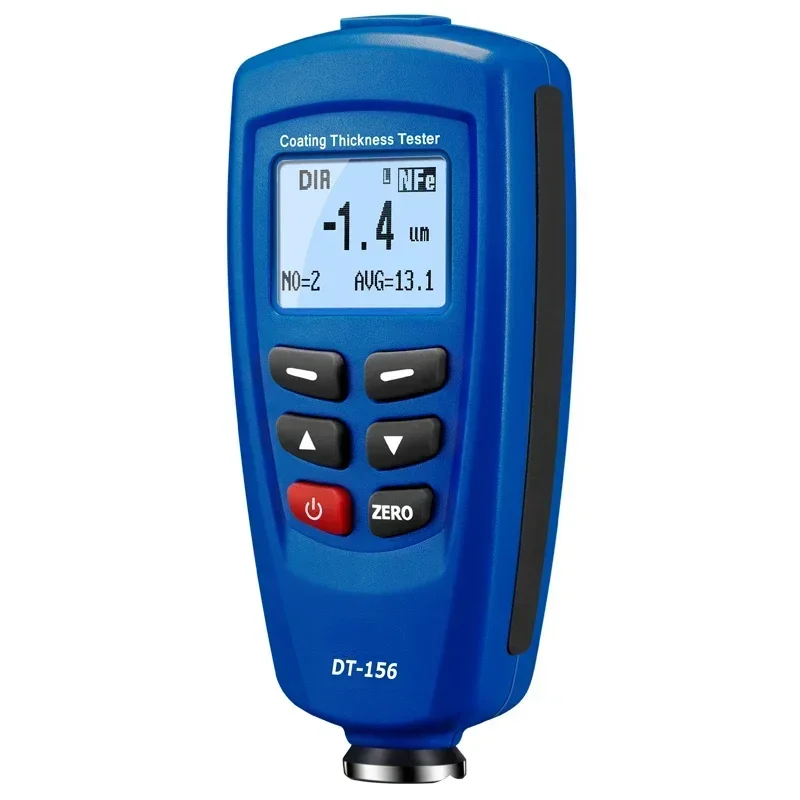 DT-156 1250um Dual Magnetic Eddy Current Micron Coating Thickness Gauge Meter Tester for Car Paint Metal Automotive