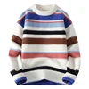 2024 men's sweater O-neck knitted long-sleeved Warm Men Fashion Casual Sweaters Thickened Warm wool pullovers Knitted Top 5