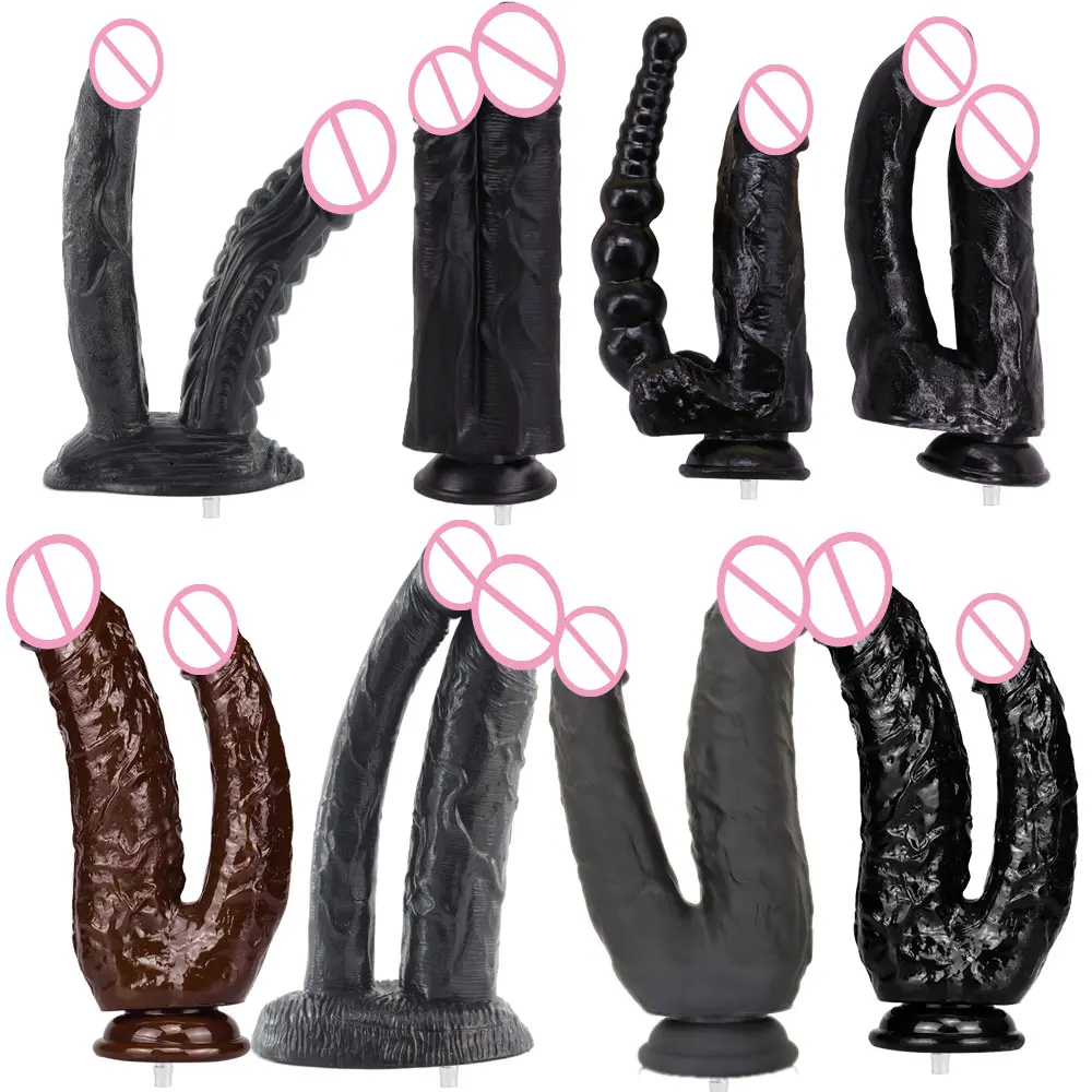 China Manufacturer  Premium Sex machine Attachment VAC-U-Lock Dildos Suction Cup Sex Love machine for woman Sex products Double BIG dildo Accept Small Orders Se7f63cdb954f4e56b6f497d8bd18a4f2b