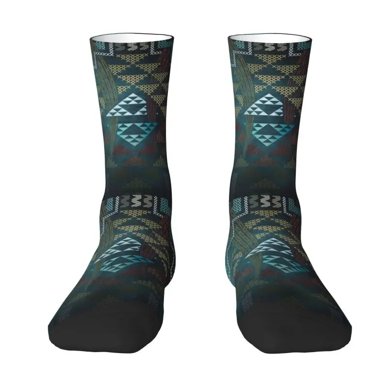 

Cool Mens New Zealand Maoris Dress Socks Unisex Warm Comfortable 3D Print Lineage Crew Socks