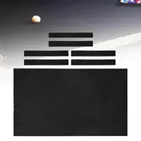 Billiards Pool Tablecloth Professional Pool Table Felt Pad and Cushion Rail Wool Blend Pool Table Cushion Set Billiard Cloth