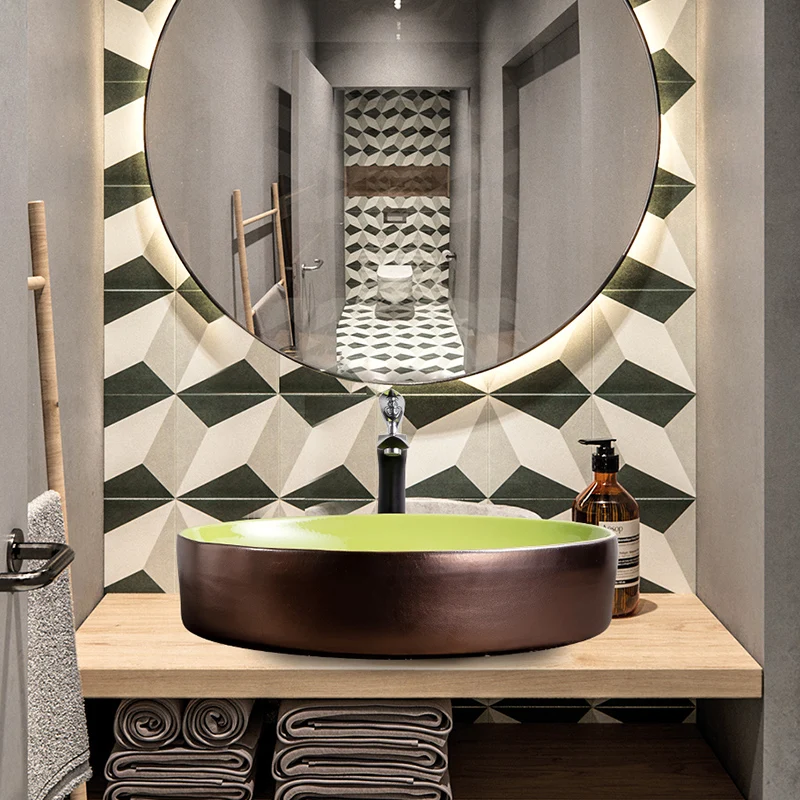 

Сине-белая керамическая художественная раковина, столешница, раковина, раковина для ванной комнаты, раковины, раковины Цзиндэчжэнь, чаши для умывальника