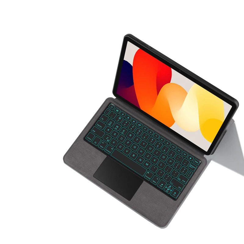 Capa de Teclado Retroiluminado para Tablet Xiaomi Capas Protetoras mi Pad Pro 11 Redmi Pad se Pro - Imagem 6
