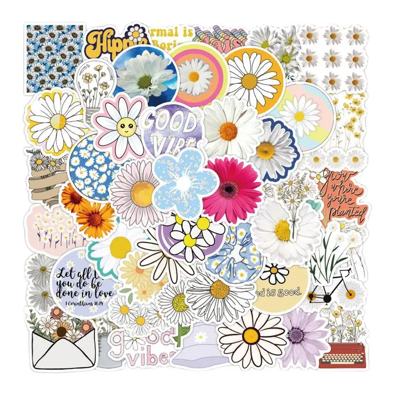 

Graffiti Daisy Stickers 50 Pieces Cute And Fashionable Daisy Graffiti Stickers Daisy Stickers For Water Bottle Laptop Skateboard