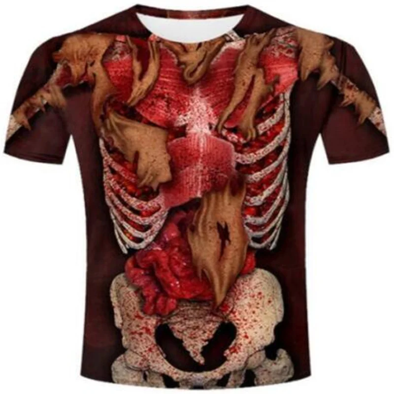 Halloween 3D Print T Shirts for Men and Women