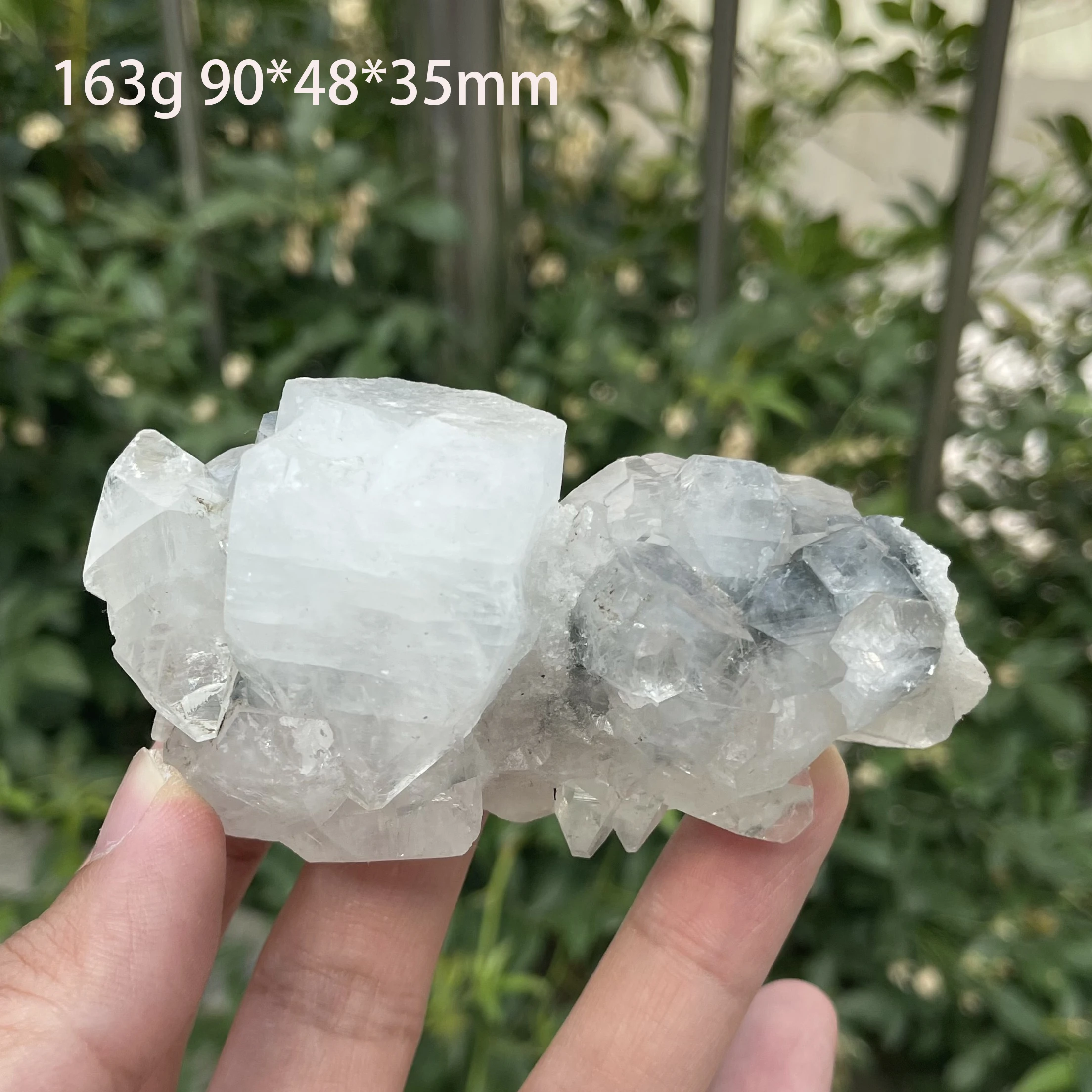 Natural Stone Apophyllite Crystal Mineral Specimen Quartz Cluster Raw Rock Decoration Rough Polished Healing 5