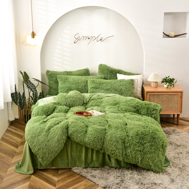 Fluffy Full Size Comforter Sets  Fluffy King Size Comforter Set - Comforter  Cover - Aliexpress