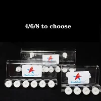 Red Starfish 4/6/8 Way Soft Tube Fixture Holder Aquarium Transparent Soft Hose Dosing Pump Soft Tube Rack Fish Tank Accessories 2
