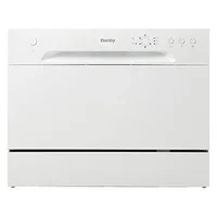 Compact Countertop Dishwasher 6 Place Settings 6 Wash Cycles Silverware Basket Energy Star Low Water 52db Operation 11.7L 1