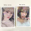 Sharkbang 50pcs/Lot Holo Card Sleeves 61x91mm 20C New Heart PP Kpop Holders For Postcards Films Game Cards Photocard Protector 5