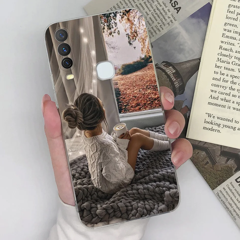 Casing For Vivo Y11s Fashion Silicone Clear Soft Phone Cases for