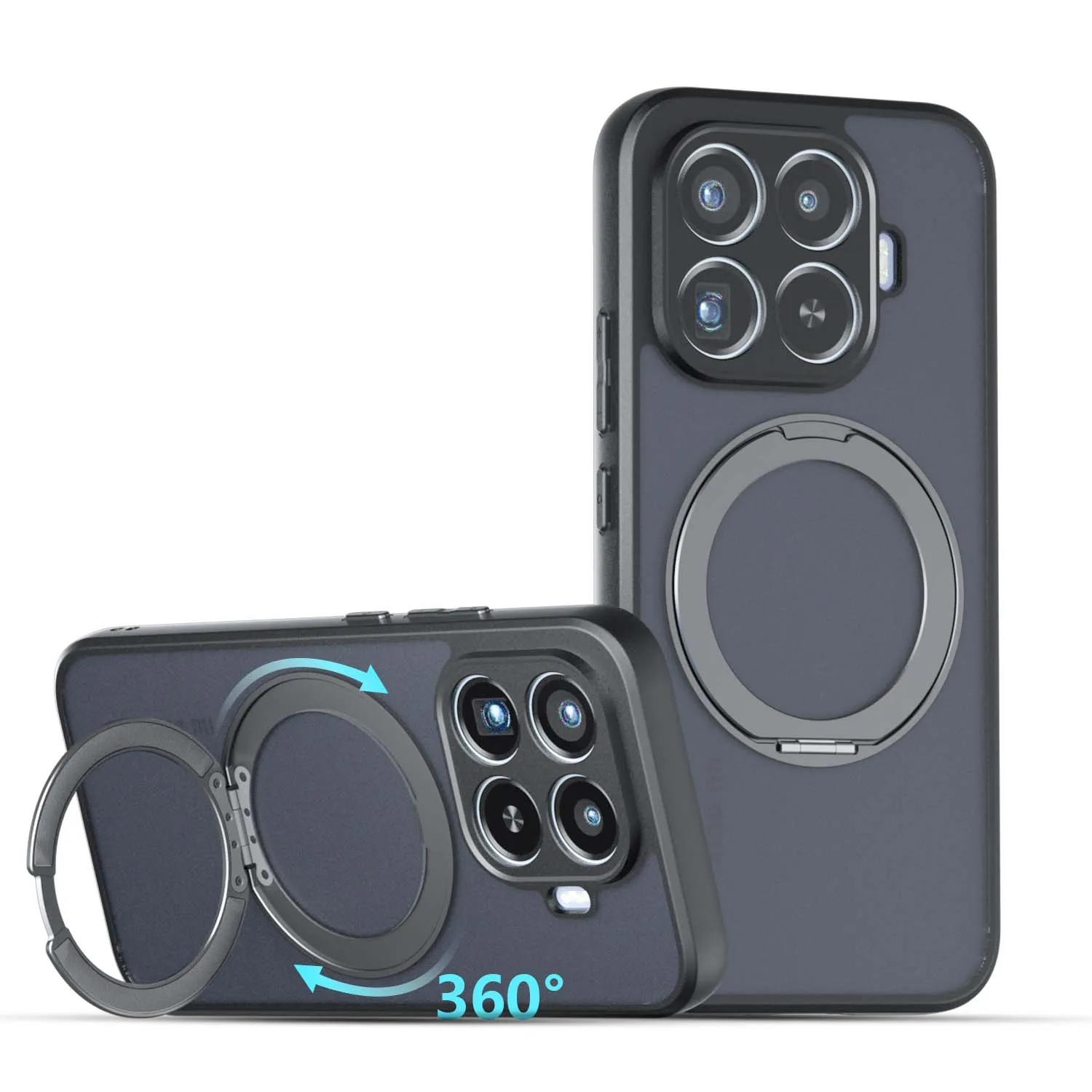Rotating Ring Stand Matte Phone Case