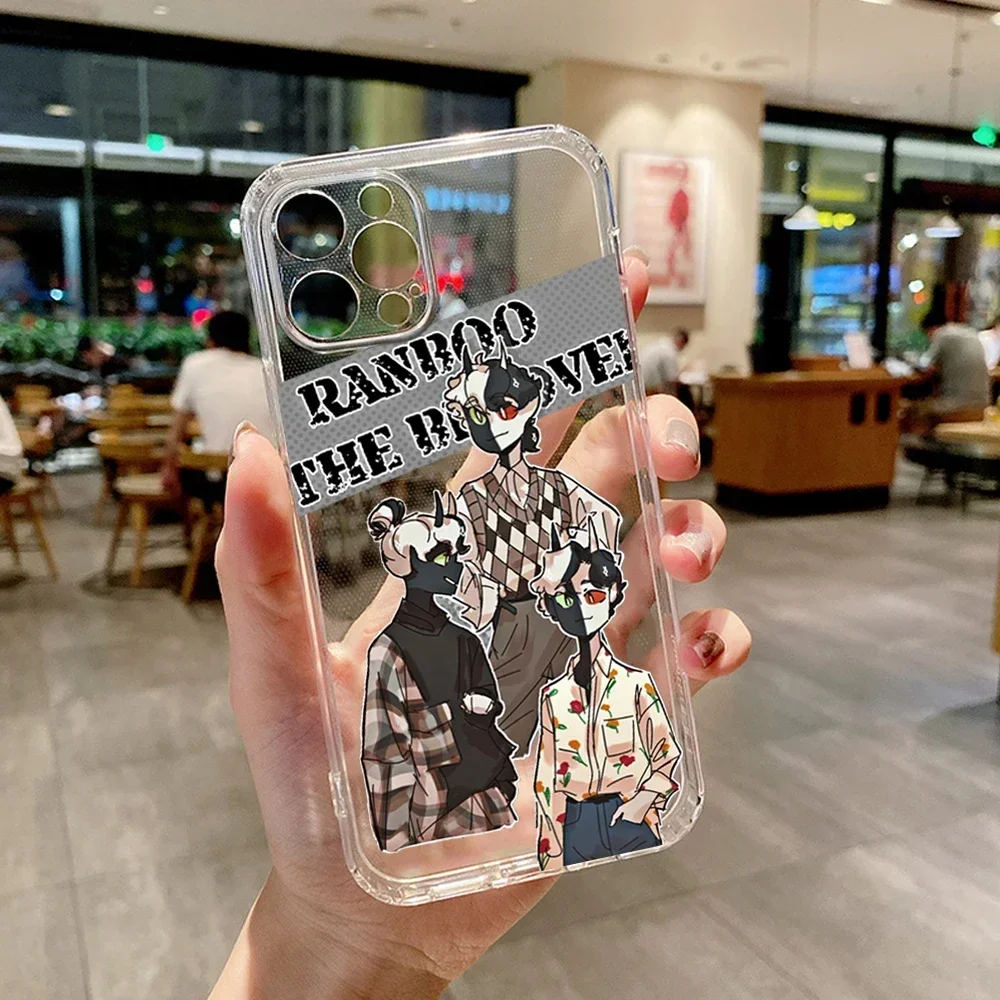 Прозрачный чехол для IPhone 15 PRO Ranboo Dream Smp 13 11 12 Pro XR XS MAX 8X7 14 Plus