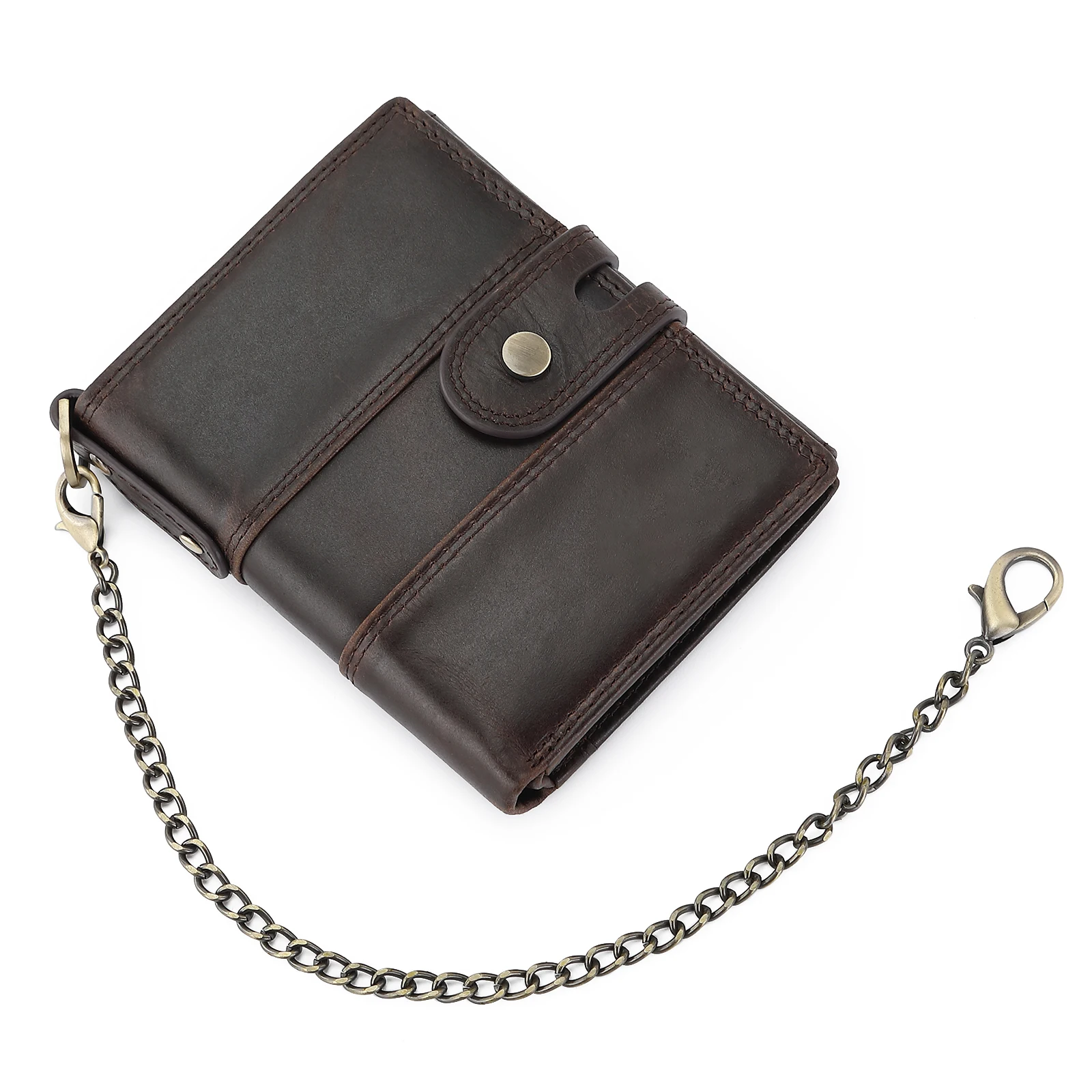 

Royal Bagger Short Wallet for Men Genuine Cow Leather Fashion Coin Purse Men Purse 1240