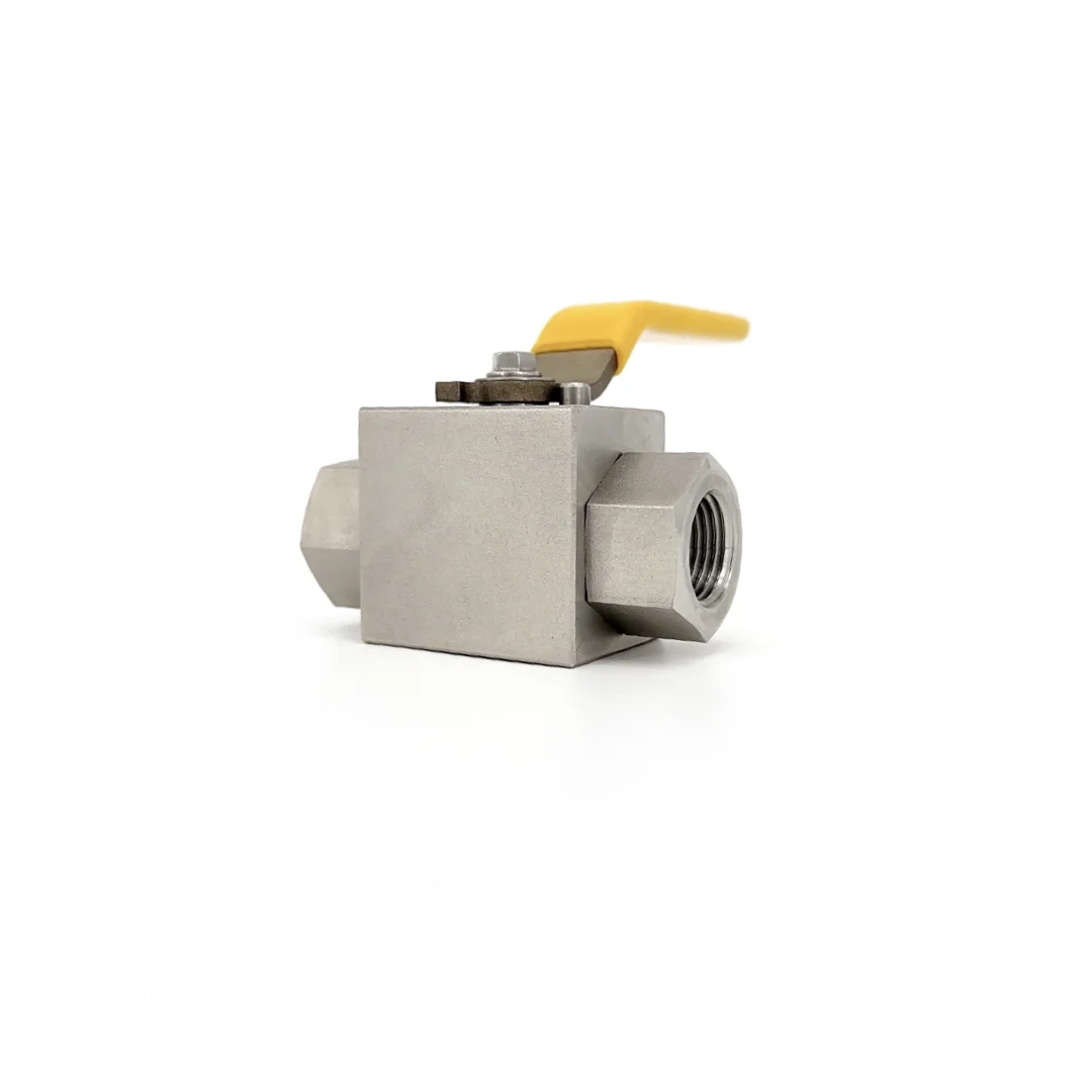 Hongji 6000psi Stainless Steel Ball Gas Valve NPT Swagelok Type 1/4 Inch Ball Valve