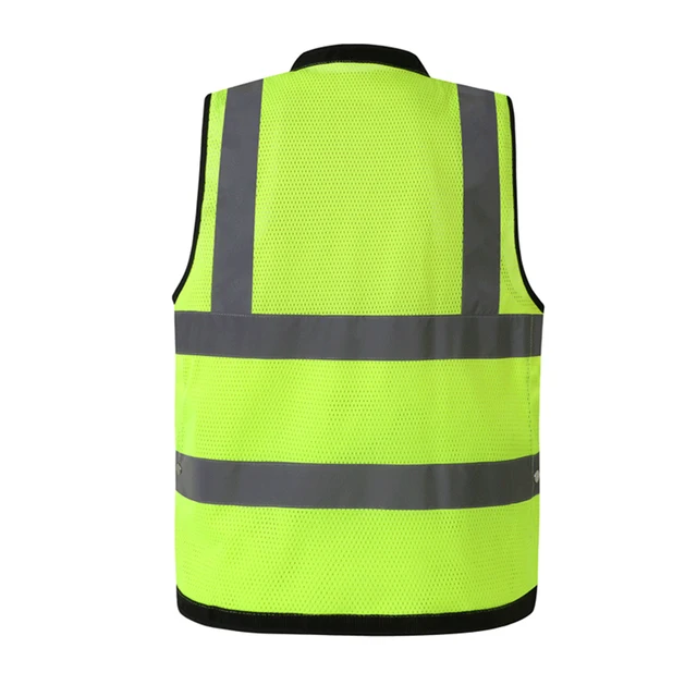 High Visibility Reflective Safety Vest with Pockets